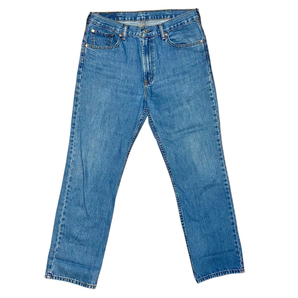 Levi's 516 Slim Straight Blue Denim Jeans 34" Waist